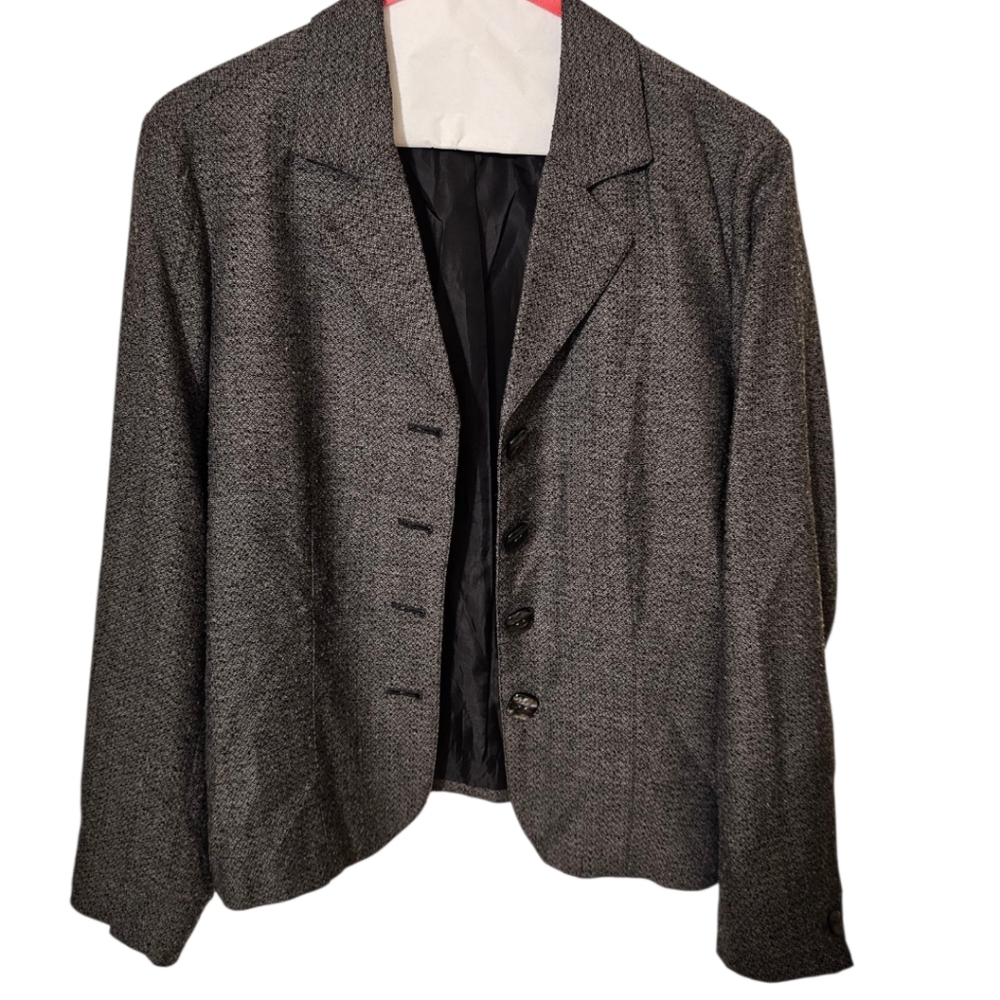 Coldwater Creek Gray Suit Jacket in SIZE XL